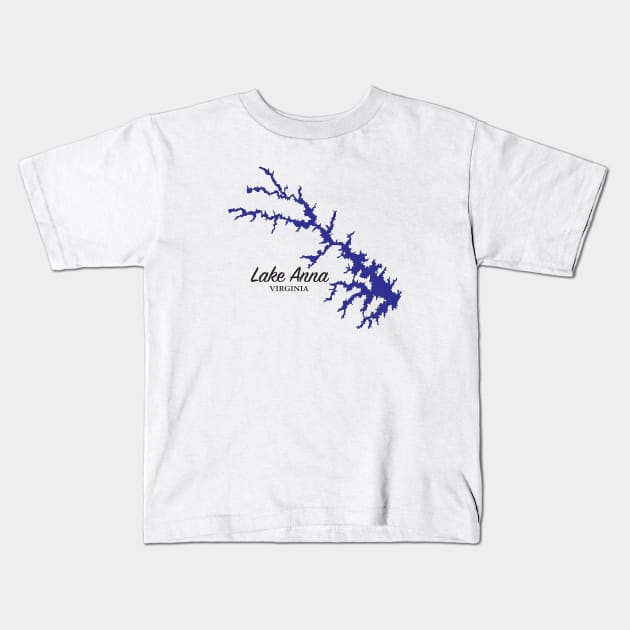 Lake Anna Virginia Kids T-Shirt by ACGraphics